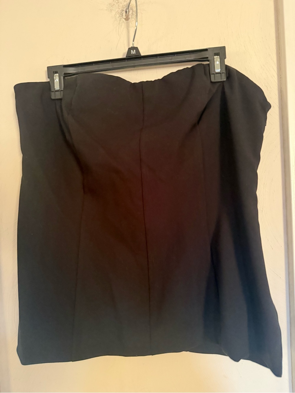 a new day Black Strapless Bustier Top